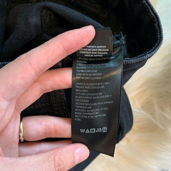 We the Free Dakota Straight Leg Jeans Women 29 Bla - Picture 5 of 6